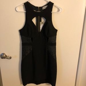 BNWT Black Bless'ed Are The Meek Cutout Dress